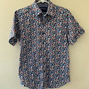 Robert Graham Mens Shirt Size S "People with Sunglasses" Tailored Fit
